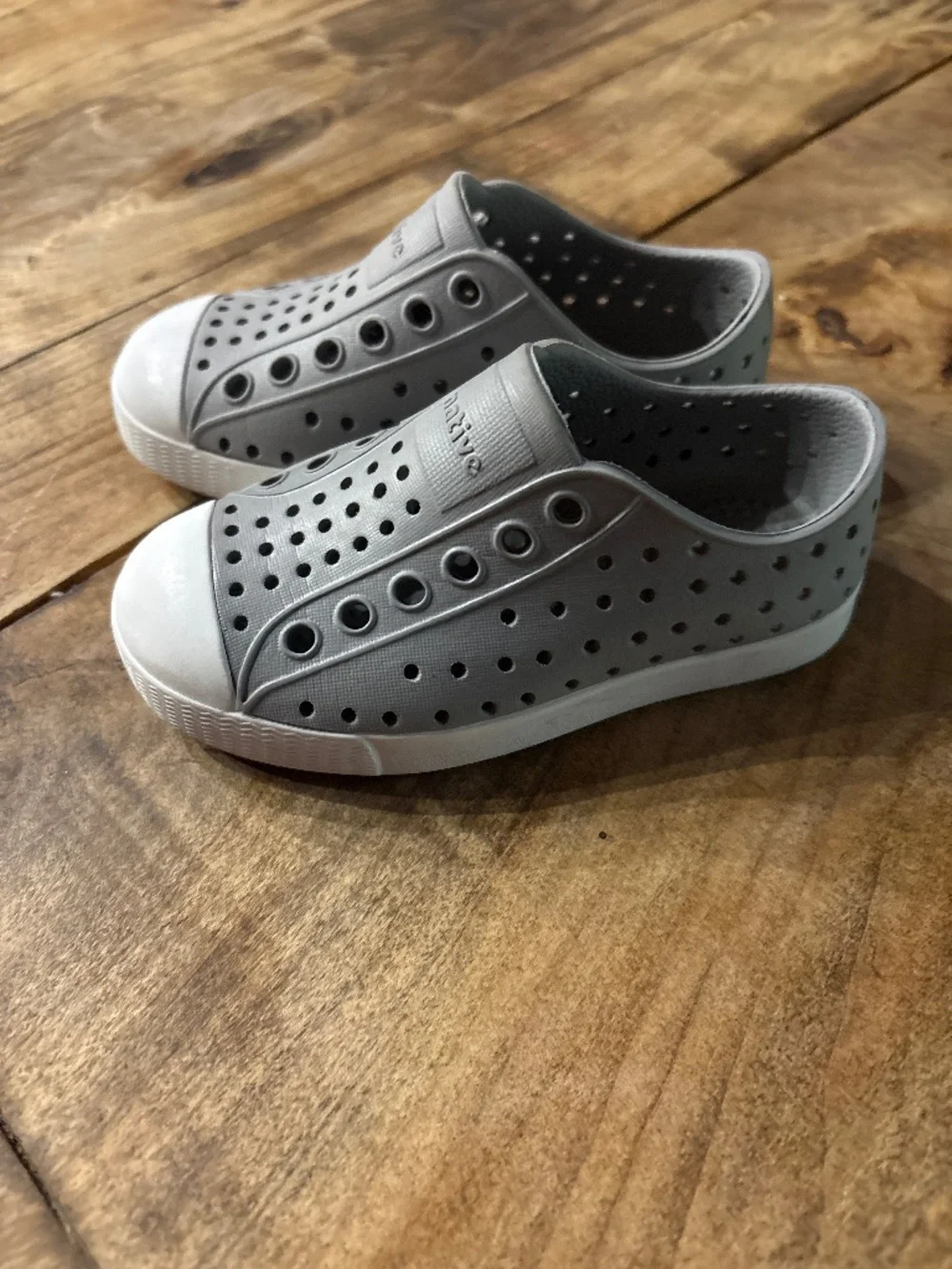 Native grey shoes size C7